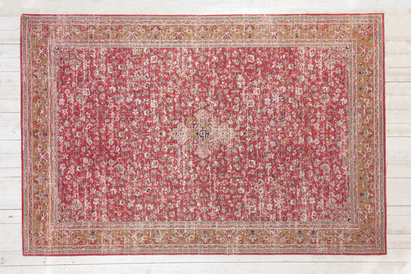 Rug Old Marrakech 350x240cm Cotton Red