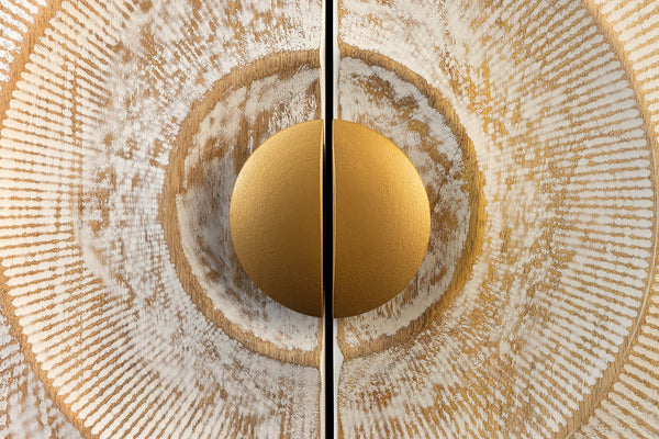 TV Stand Golden Eye 180cm Mango Wood White