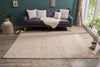 Hand-woven Rug Loop 240x160cm Wool Beige
