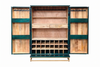 Bar Cabinet Golden Eye 140cm Mango Wood Turquoise