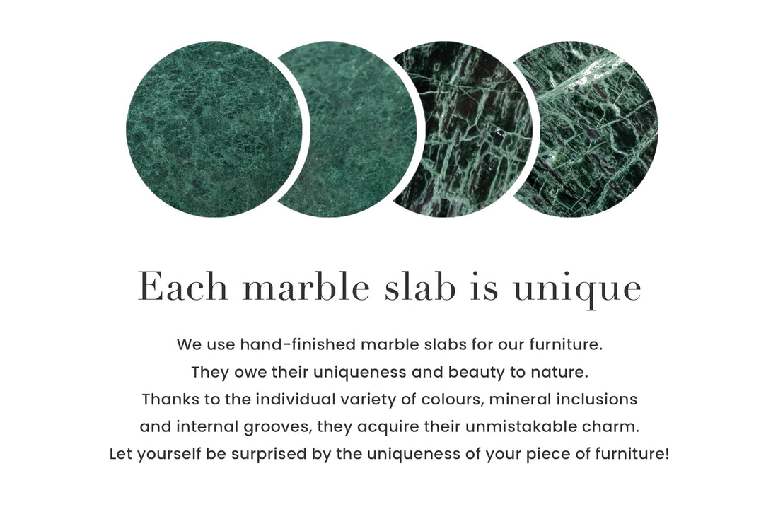 Round Coffee Table Talisman 62cm Marble Green