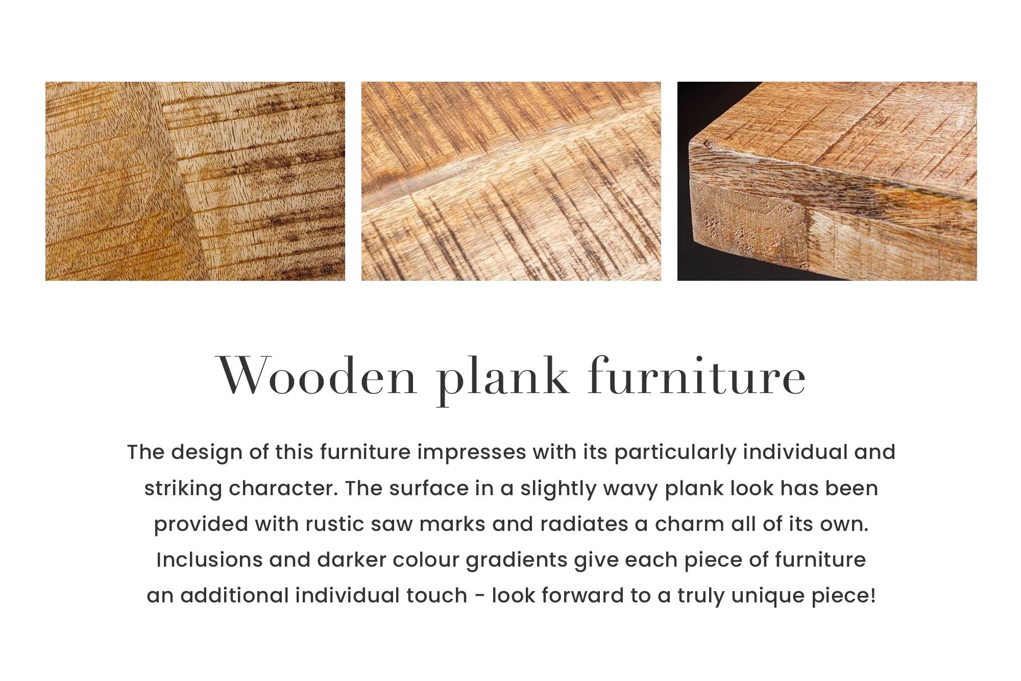 TV Stand Blacksmith 170cm Mango Wood Natural