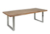 Dining Table Monolith 200cm Acacia Wood Honey 60mm Top