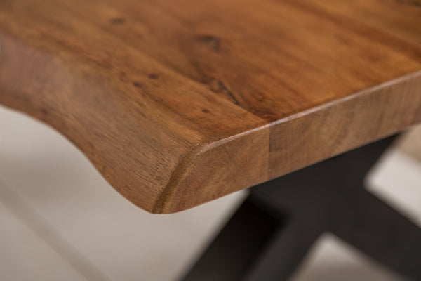 Coffee Table Monolith X 110cm Acacia Wood Honey