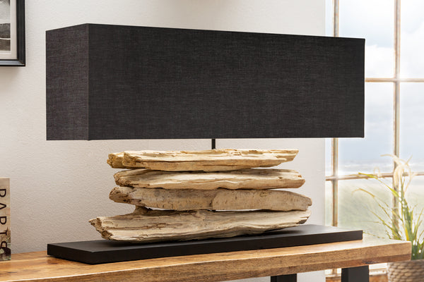 Table Lamp Riverine 80cm Driftwood Black