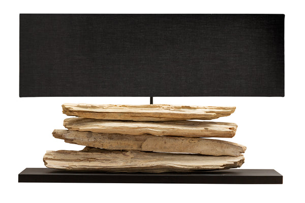 Table Lamp Riverine 80cm Driftwood Black