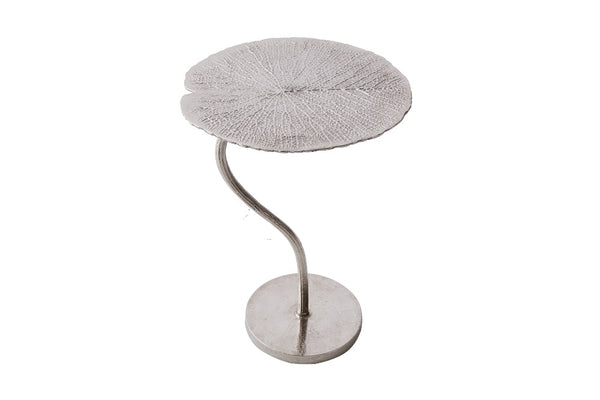 Side Table Blossom 40cm Aluminium Silver