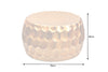 Coffee Table Oasis Round 70cm Hammered Metal Gold
