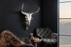 Decorative Skull Matador 70cm Aluminium Silver