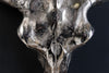 Decorative Skull Matador 70cm Metal Silver