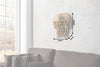 Wall Sculpture Skull 40cm Gold