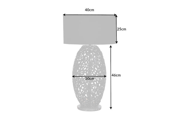 Table Lamp Ambrosia 65cm Metal Black