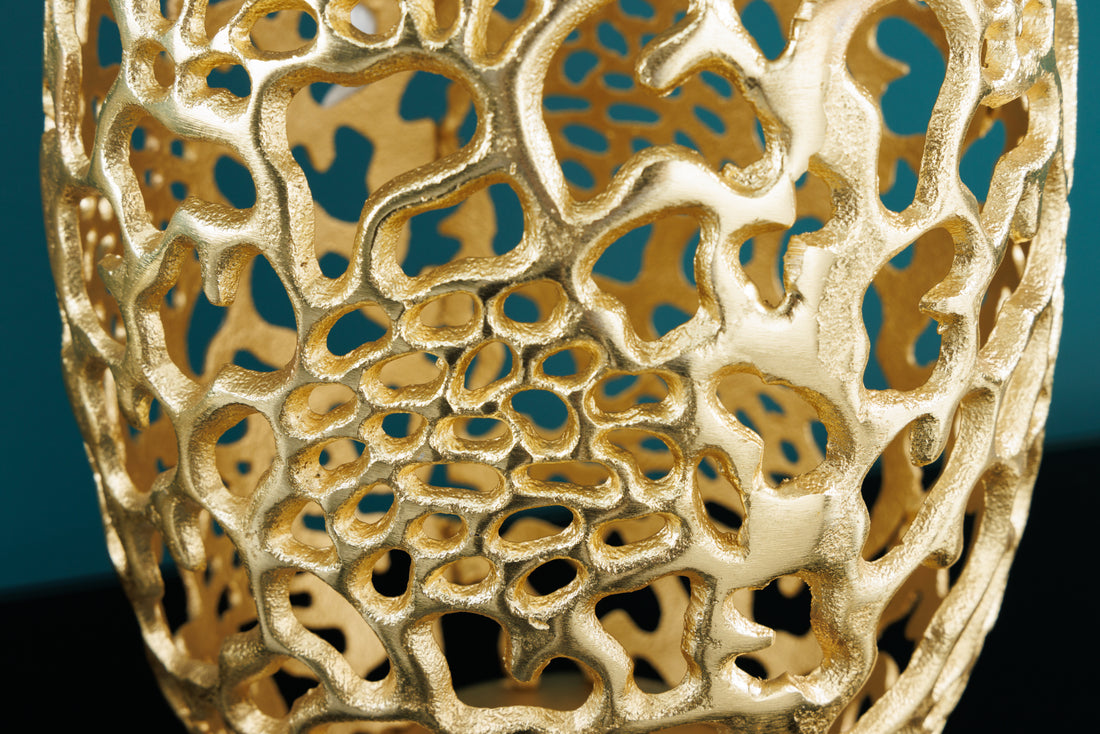 Vase Ambrosia 50cm Metal Gold