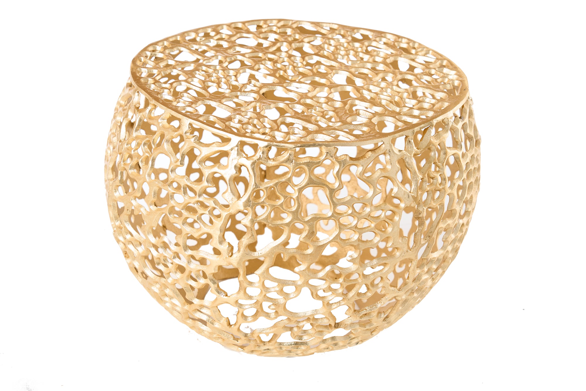 Coffee Table Ambrosia 53cm Metal Gold