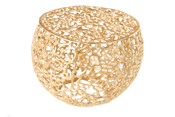 Coffee Table Ambrosia 53cm Metal Gold