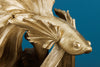 Decorative Figure Fighting Fish Crowntail 60cm Gold Betta Fish