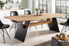 Dining Table Grande 240cm Wild Oak Wood Natural
