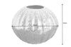 Decorative Vase Abstract 30cm Metal Silver