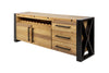 Sideboard Viking 193cm Pine Wood Brown