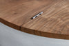 Coffee Table Orient Storage 60cm Acacia Wood White
