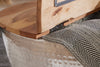 Coffee Table Orient Storage 60cm Acacia Wood Natural