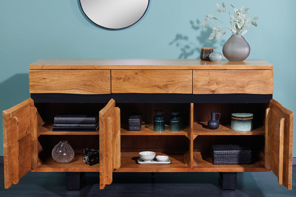 Sideboard Monolith 160cm Acacia Wood Honey