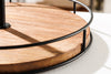 Two Tier Cake Stand Pure Nature 38cm Mango Wood