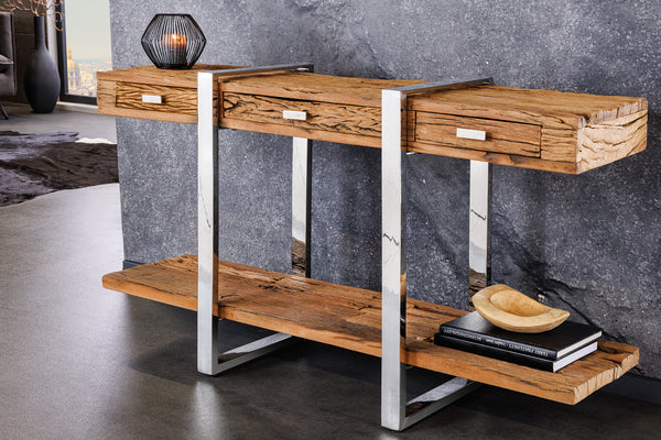 Console Table Barracuda 140cm Recycled Wood Brown