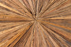 Round Dining Table Barracuda 120cm Recycled Teak Wood Brown