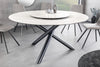 Round Dining Table Orbit 150cm Ceramic White