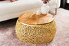 Round Coffee Table Ambrosia 72cm Metal Gold