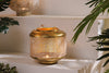 Lantern Candlelight 19cm Metal Gold