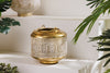 Lantern Candlelight 19cm Metal Gold