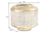 Lantern Candlelight 19cm Metal Gold