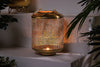 Lantern Candlelight 25cm Metal Gold