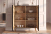 Cabinet Aurum 120cm Mango Wood Black