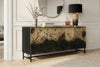 Sideboard Oxid 177cm Mango Wood Black Gold