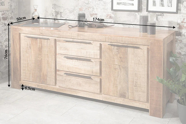 Sideboard Blacksmith 174cm Mango Wood Natural