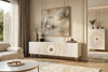 TV Stand Golden Eye 180cm Mango Wood White