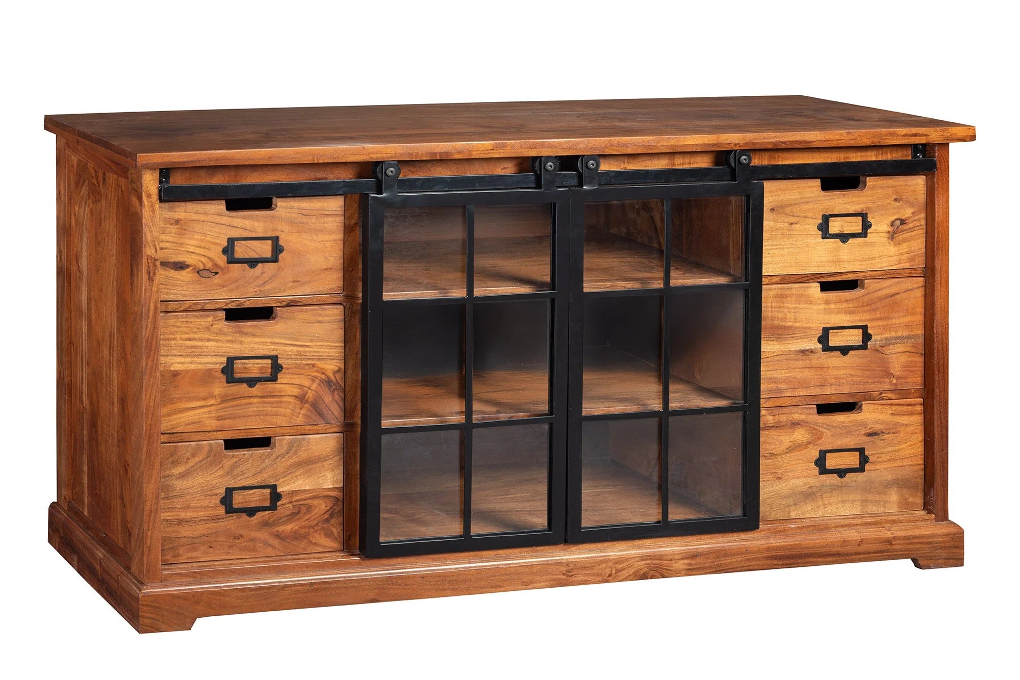 Sideboard Conquest 148cm Acacia Wood Brown