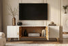 TV Stand Golden Eye 180cm Mango Wood White