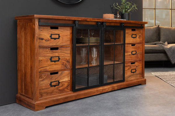 Sideboard Conquest 148cm Acacia Wood Brown