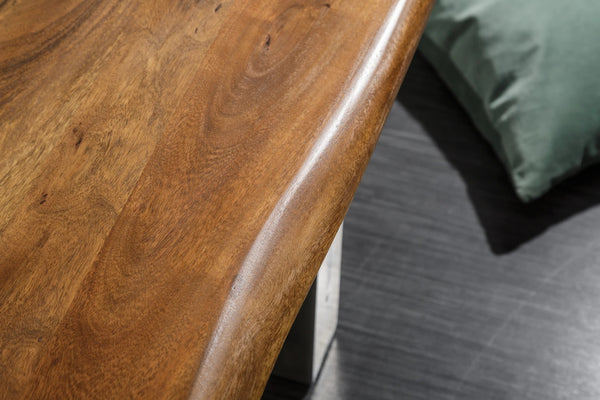 Bench Monolith 200cm Acacia Wood Honey