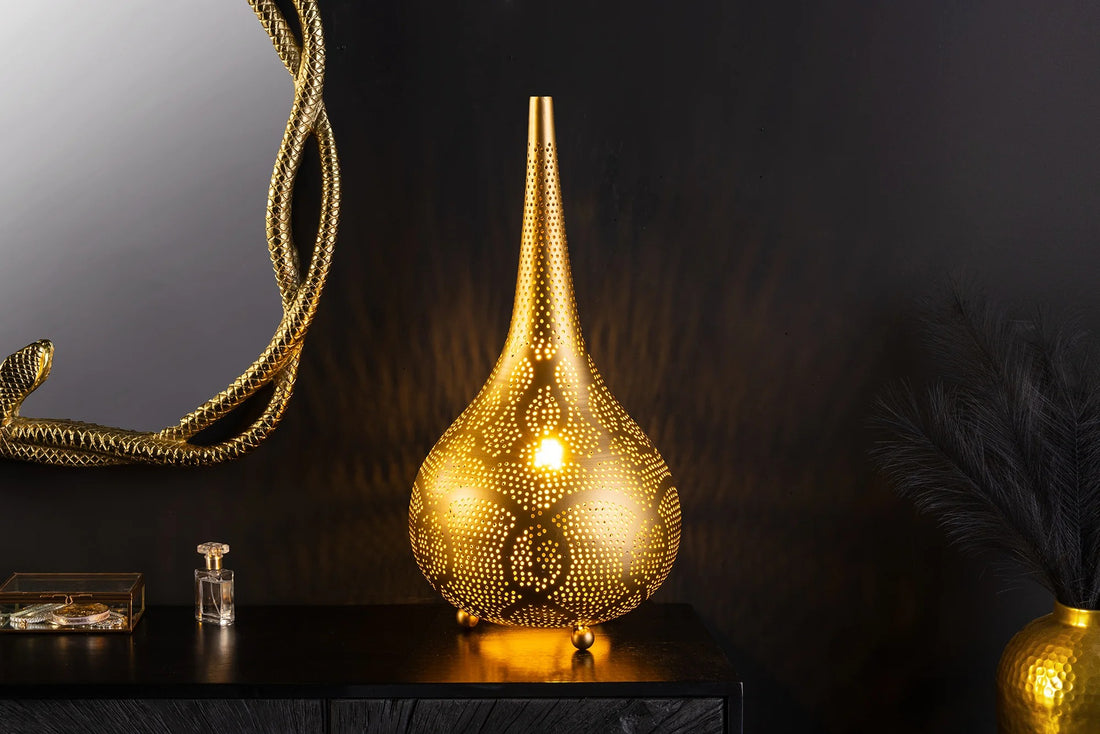 Table Lamp Orient Living 52cm Metal Gold