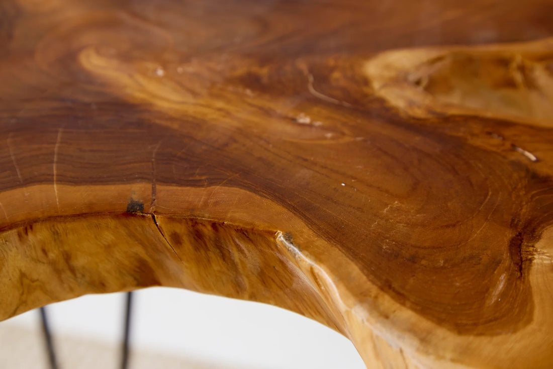 Coffee Table Wild 60cm Teak Wood Natural