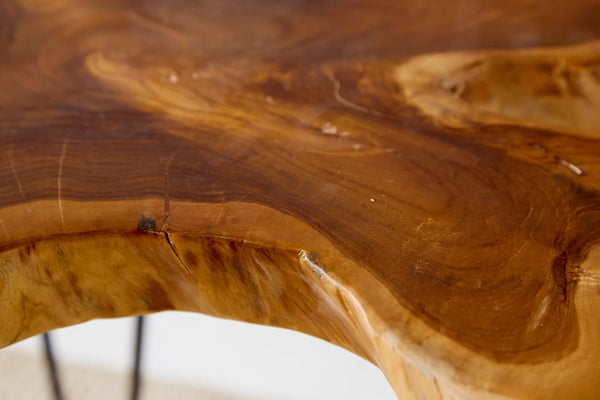 Coffee Table Wild 60cm Teak Wood Natural