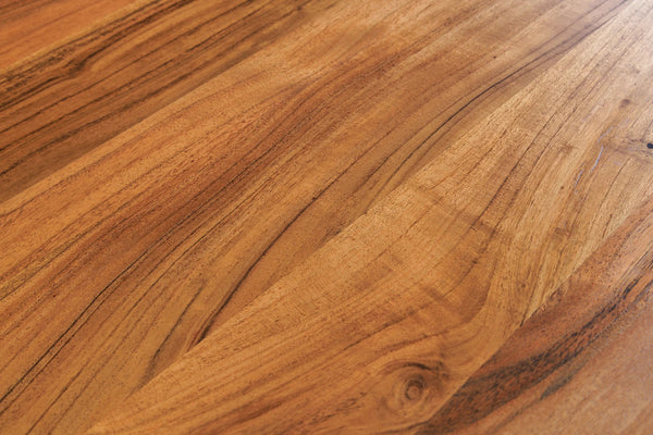 Coffee Table Monolith 110cm Acacia Wood Natural Cross Frame