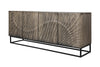 Sideboard Fossil 177cm Acacia Wood Grey