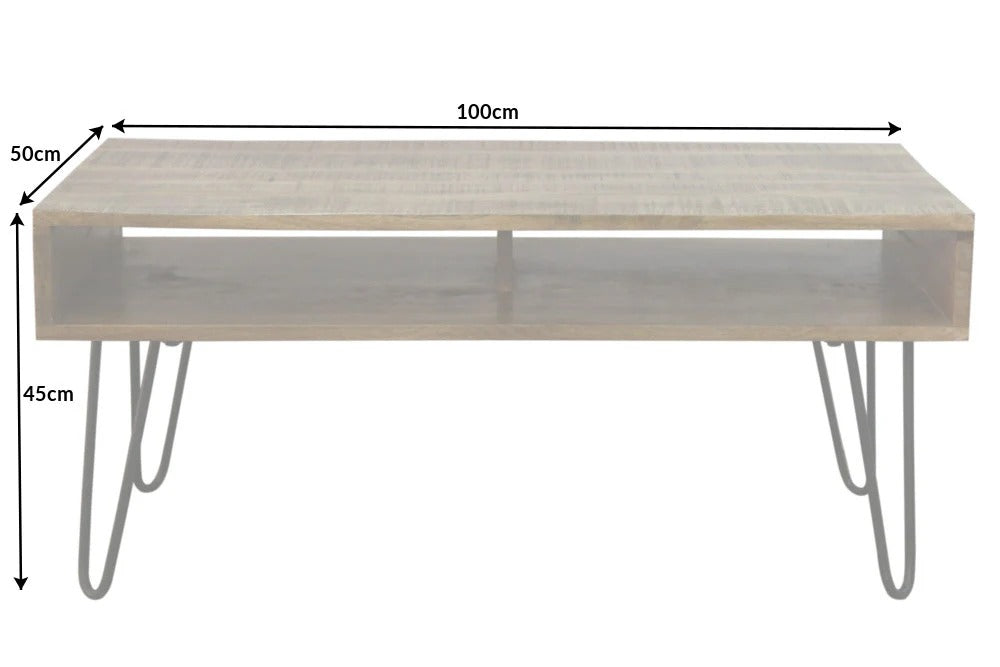 Coffee Table Scorpion 100cm Mango Wood Natural