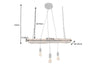 Hanging Lamp Barracuda 70cm Recycled Wood Brown